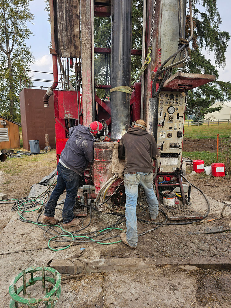 water well drilling rig